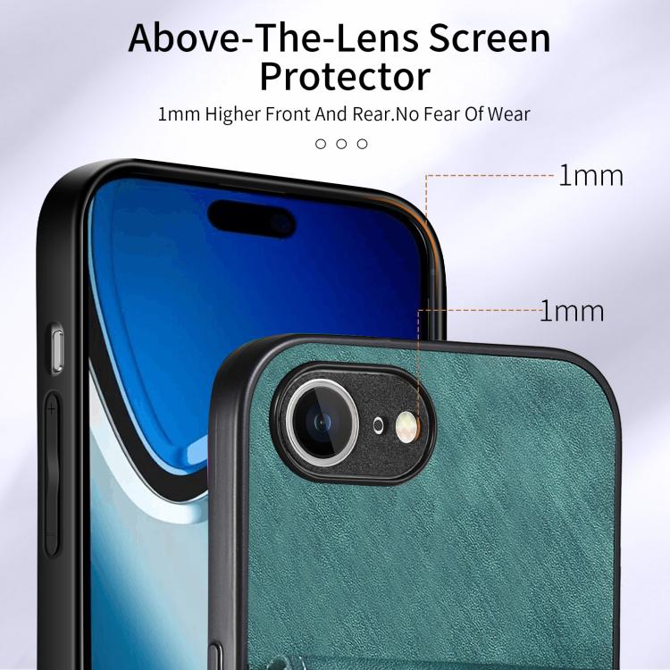 For iPhone 16e Retro Card Wallet Fold Leather Phone Case with Strap(Green) - iPhone 16e Cases by buy2fix | Online Shopping UK | buy2fix