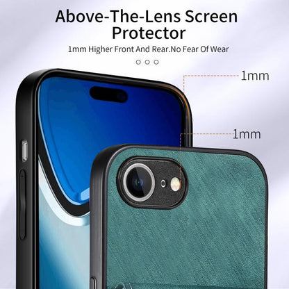 For iPhone 16e Retro Card Wallet Fold Leather Phone Case with Strap(Green) - iPhone 16e Cases by buy2fix | Online Shopping UK | buy2fix