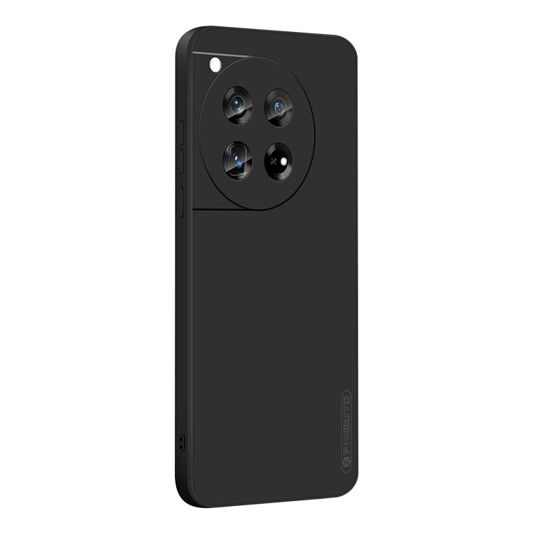 For OnePlus 12 PINWUYO Sense Series Liquid Silicone TPU Phone Case(Black) by PINWUYO
