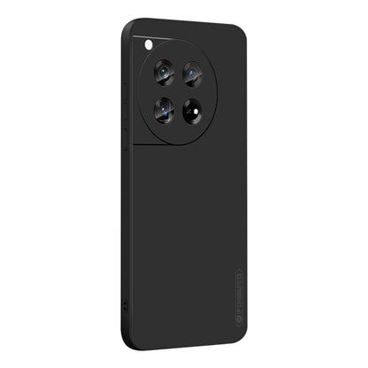 For OnePlus 12 PINWUYO Sense Series Liquid Silicone TPU Phone Case(Black) by PINWUYO