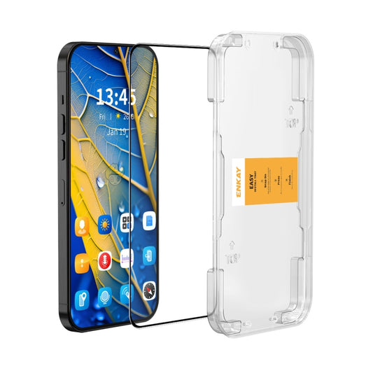 For Infinix Hot 40 Pro ENKAY Easy Install High Alumina Silicon Full Glass Film - Infinix Tempered Glass by ENKAY | Online Shopping UK | buy2fix