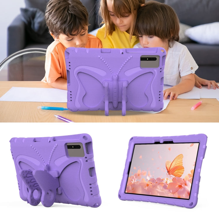 For Huawei MatePad SE 11 2024 Butterfly Bracket EVA Shockproof Tablet Case(Light Purple) - Huawei by buy2fix | Online Shopping UK | buy2fix