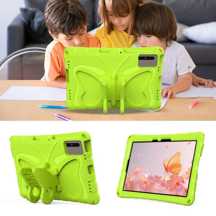 For Huawei MatePad SE 11 2024 Butterfly Bracket EVA Shockproof Tablet Case(Grass Green) - Huawei by buy2fix | Online Shopping UK | buy2fix