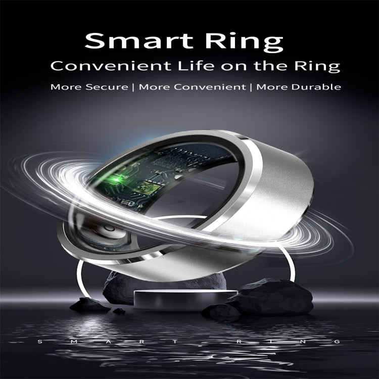 R5 SIZE 8 Smart Ring, Support Health Monitoring / Multiple Sports Modes(Pink) by buy2fix