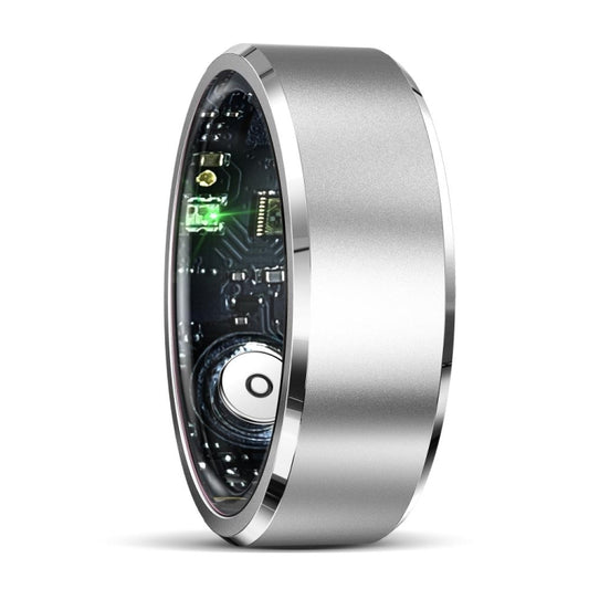 R5 SIZE 11 Smart Ring, Support Health Monitoring / Multiple Sports Modes(Silver) by buy2fix