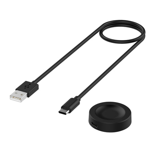 For Huawei Watch GT5 46mm USB Interface Split Type Smart Watch Charging Cable, Length: 1m(Black) - Charger by buy2fix | Online Shopping UK | buy2fix