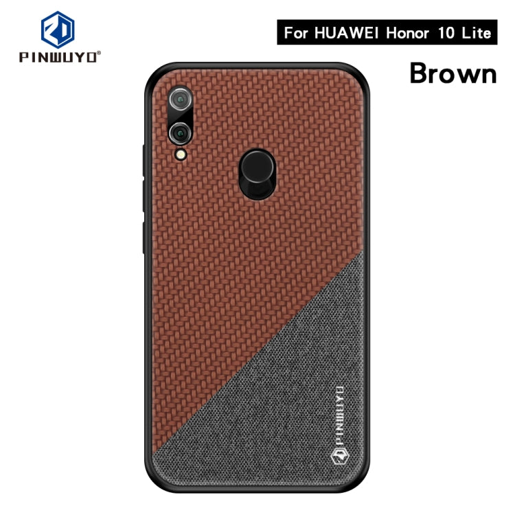 PINWUYO Honors Series Shockproof PC + TPU Protective Case for Huawei Honor 10 Lite / P Smart 2019(Yellow) - Honor Cases by PINWUYO | Online Shopping UK | buy2fix