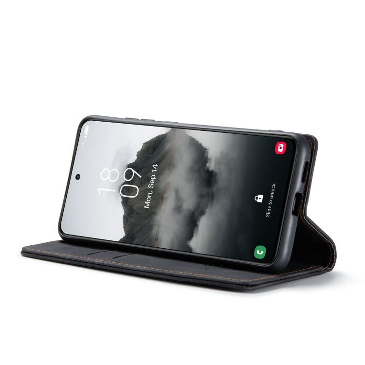 For Samsung Galaxy S24 FE 5G CaseMe 013 Multifunctional Horizontal Flip Leather Phone Case(Black) by CaseMe