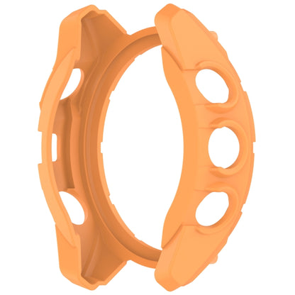 For Garmin Fenix 8 AMOLED 47mm Armor Hollow TPU Half Coverage Watch Protective Case(Orange) by buy2fix