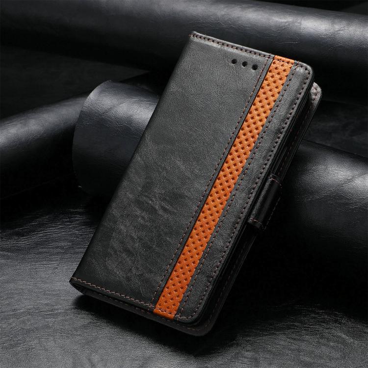 For iPhone Air CaseNeo Splicing Dual Magnetic Buckle Leather Phone Case(Black) - iPhone Air Cases by buy2fix | Online Shopping UK | buy2fix