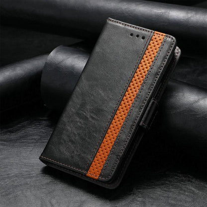 For iPhone Air CaseNeo Splicing Dual Magnetic Buckle Leather Phone Case(Black) - iPhone Air Cases by buy2fix | Online Shopping UK | buy2fix