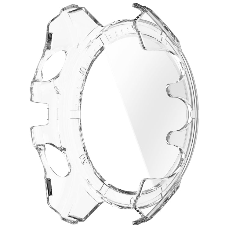 For Garmin Fenix 8 AMOLED 51mm Tempered Glass Film Integrated PC Watch Case(Transparent) - Watch Cases by buy2fix | Online Shopping UK | buy2fix