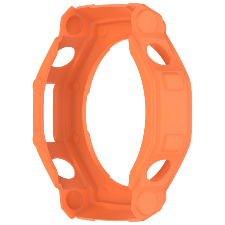For Amazfit T-Rex3 Armor Hollow TPU Half Coverage Watch Case(Orange) by buy2fix