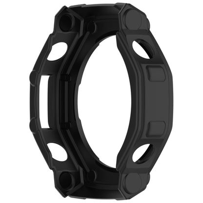For Amazfit T-Rex3 Armor Hollow TPU Half Coverage Watch Case(Black) by buy2fix