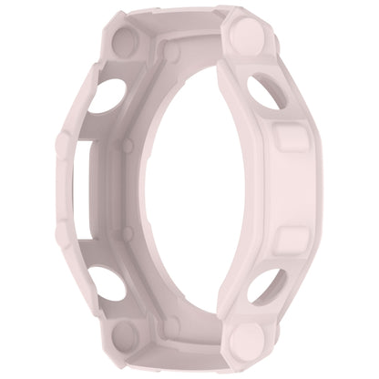 For Amazfit T-Rex3 Armor Hollow TPU Half Coverage Watch Case(Light Pink) by buy2fix