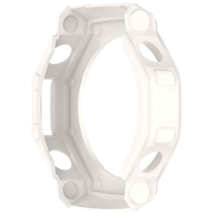 For Amazfit T-Rex3 Armor Hollow TPU Half Coverage Watch Case(Ivory White) by buy2fix