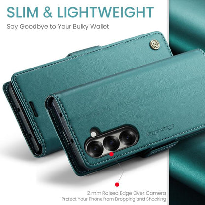For Samsung Galaxy Z Fold7 CaseMe 023 Butterfly Buckle Litchi Texture RFID Anti-theft Leather Phone Case(Green) - Galaxy Z Fold7 5G Cases by CaseMe | Online Shopping UK | buy2fix