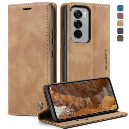 For OPPO Reno12 Pro 5G Global CaseMe 013 Multifunctional Horizontal Flip Leather Phone Case(Brown) by CaseMe
