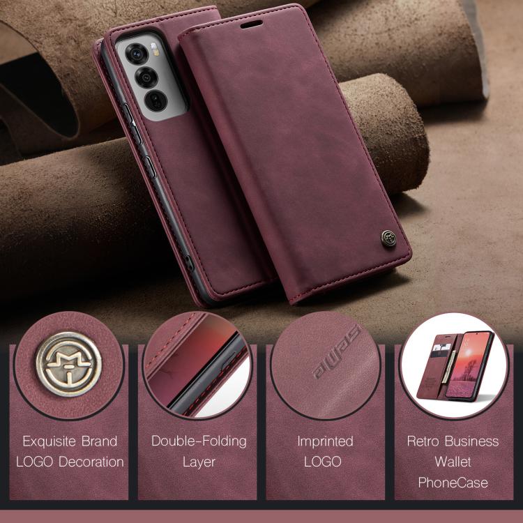 For OPPO Reno12 Pro 5G Global CaseMe 013 Multifunctional Horizontal Flip Leather Phone Case(Red) by CaseMe