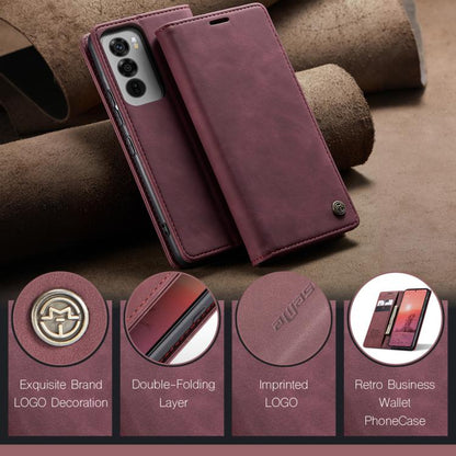 For OPPO Reno12 Pro 5G Global CaseMe 013 Multifunctional Horizontal Flip Leather Phone Case(Red) by CaseMe