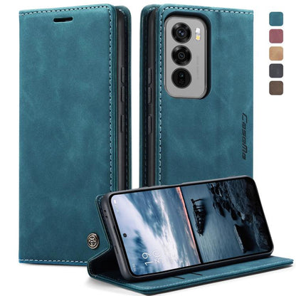 For OPPO Reno12 Pro 5G Global CaseMe 013 Multifunctional Horizontal Flip Leather Phone Case(Blue) by CaseMe