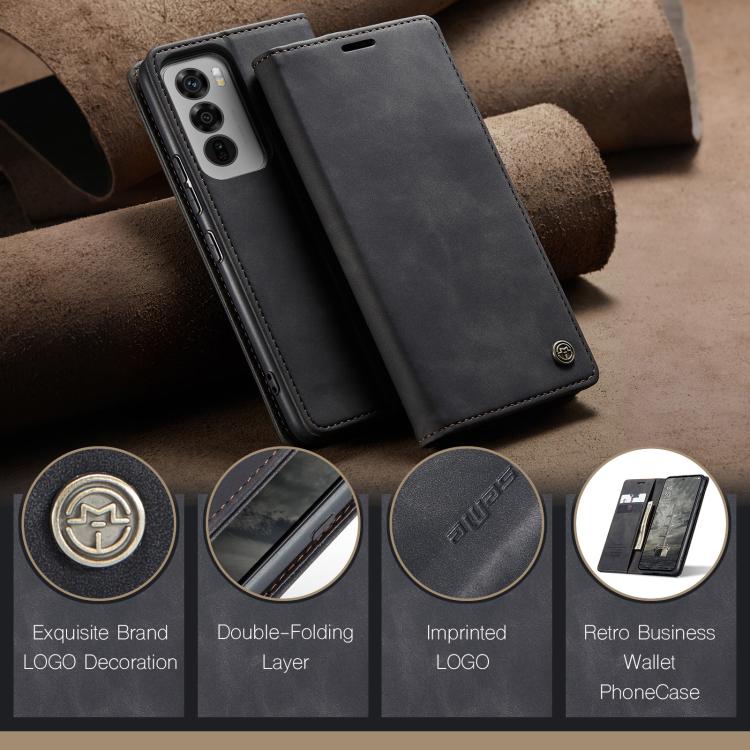 For OPPO Reno12 Pro 5G Global CaseMe 013 Multifunctional Horizontal Flip Leather Phone Case(Black) by CaseMe