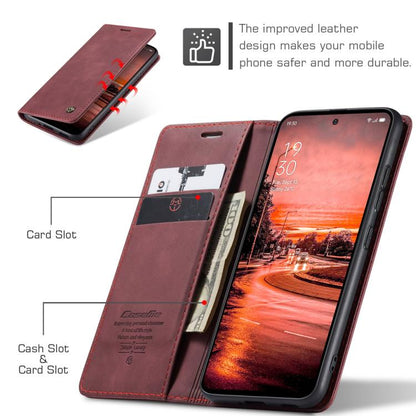 For OPPO Reno12 F /12 FS 5G CaseMe 013 Multifunctional Horizontal Flip Leather Phone Case(Red) by CaseMe