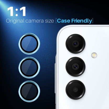 For Samsung Galaxy A16 5G NORTHJO Camera Lens Protector CD Metal Ring Tempered Glass Film(Blue) - Galaxy Tempered Glass by NORTHJO | Online Shopping UK | buy2fix