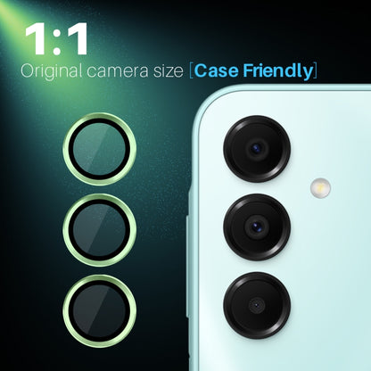 For Samsung Galaxy A16 5G NORTHJO Camera Lens Protector CD Metal Ring Tempered Glass Film(Green) - Galaxy Tempered Glass by NORTHJO | Online Shopping UK | buy2fix