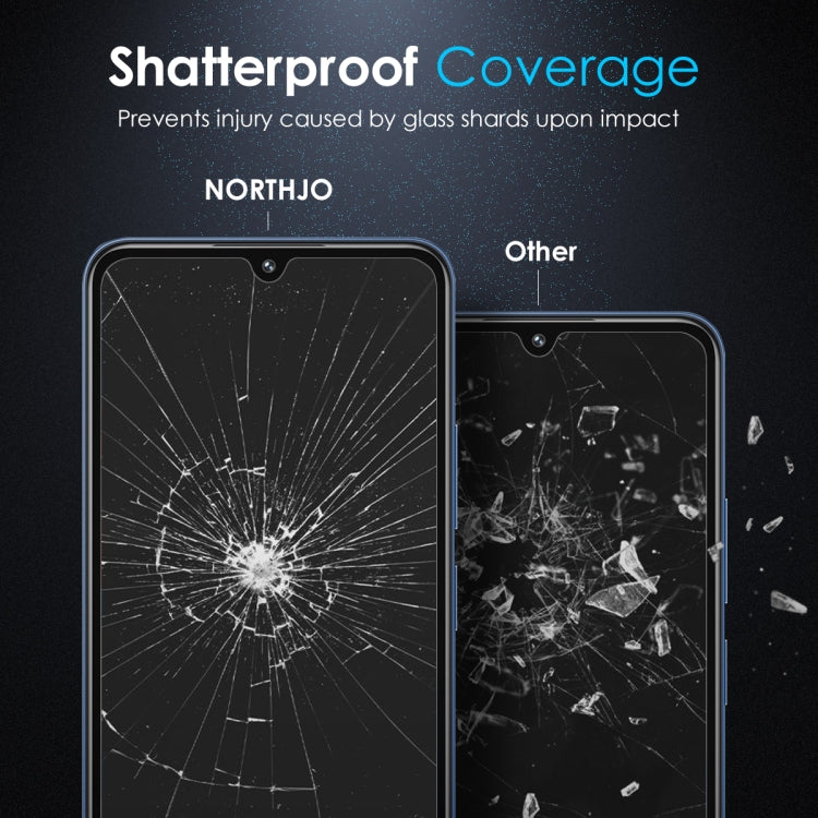 For Xiaomi Redmi 14C 4G / 14R 5G / A3 Pro 4G NORTHJO A++ Screen Tempered Glass Film - 14C Tempered Glass by NORTHJO | Online Shopping UK | buy2fix