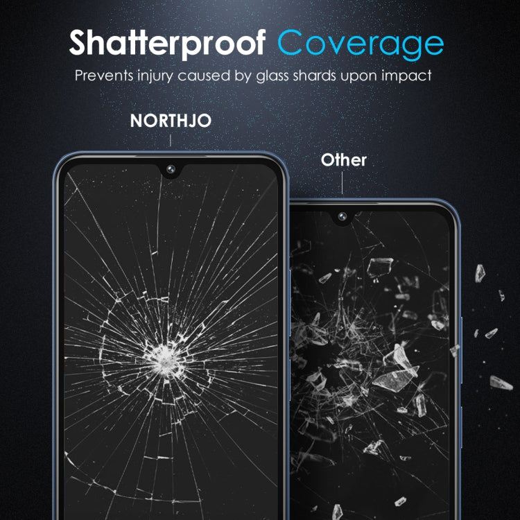 For Xiaomi Redmi 14C 4G / 14R 5G / A3 Pro 4G NORTHJO A++ Screen Full Glue Silk Printing Tempered Glass Film - 14C Tempered Glass by NORTHJO | Online Shopping UK | buy2fix