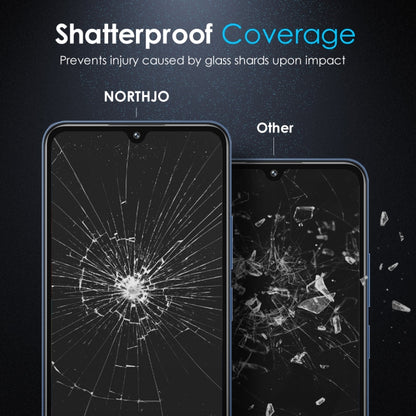 For Xiaomi Redmi 14C 4G / 14R 5G / A3 Pro 4G NORTHJO A++ Screen Full Glue Silk Printing Tempered Glass Film - 14C Tempered Glass by NORTHJO | Online Shopping UK | buy2fix