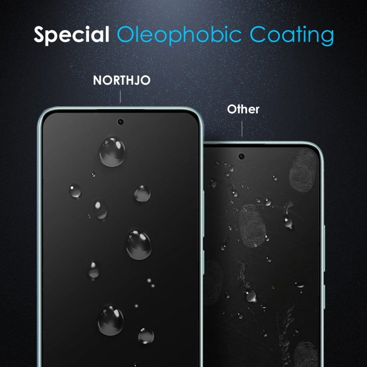 For Xiaomi Redmi Note 14 5G NORTHJO A++ Screen Full Glue Silk Printing Tempered Glass Film - Note 14 Tempered Glass by NORTHJO | Online Shopping UK | buy2fix