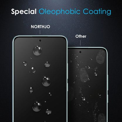 For Xiaomi Redmi Note 14 5G NORTHJO A++ Screen Full Glue Silk Printing Tempered Glass Film - Note 14 Tempered Glass by NORTHJO | Online Shopping UK | buy2fix
