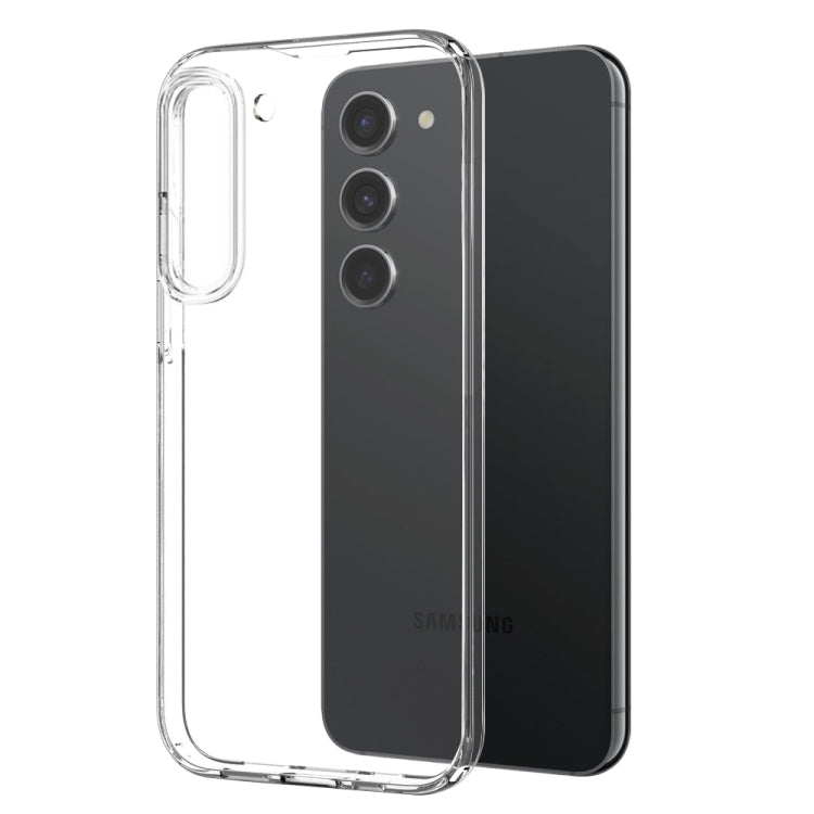 For Samsung Galaxy S23+ 5G NORTHJO TPU Case with Screen and Lens Film, Support Fingerprint Unlock(Transparent) - Galaxy S23+ 5G Cases by NORTHJO | Online Shopping UK | buy2fix