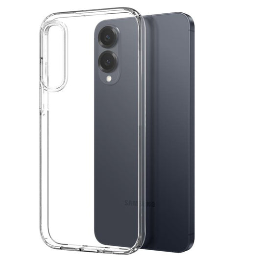 For Samsung Galaxy S25 Edge 5G NORTHJO TPU Case with Screen and Lens Film, Support Fingerprint Unlock(Transparent) - Galaxy S25 Edge 5G Cases by NORTHJO | Online Shopping UK | buy2fix