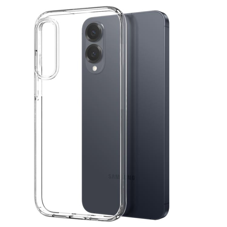 For Samsung Galaxy S25 Edge 5G NORTHJO TPU Case with Screen Film, Support Fingerprint Unlock(Transparent) - Galaxy S25 Edge 5G Cases by NORTHJO | Online Shopping UK | buy2fix