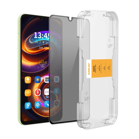 For Samsung Galaxy A16 4G / 5G ENKAY Easy Install Anti-peeping Privacy Tempered Glass Film - Galaxy Tempered Glass by ENKAY | Online Shopping UK | buy2fix