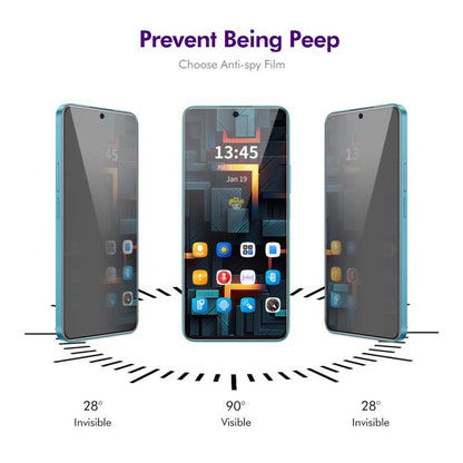 For OnePlus 13R / Ace 5 / Ace 5 Pro ENKAY Easy Install Anti-peeping Privacy Tempered Glass Film - Ace 5 Tempered Glass by ENKAY | Online Shopping UK | buy2fix