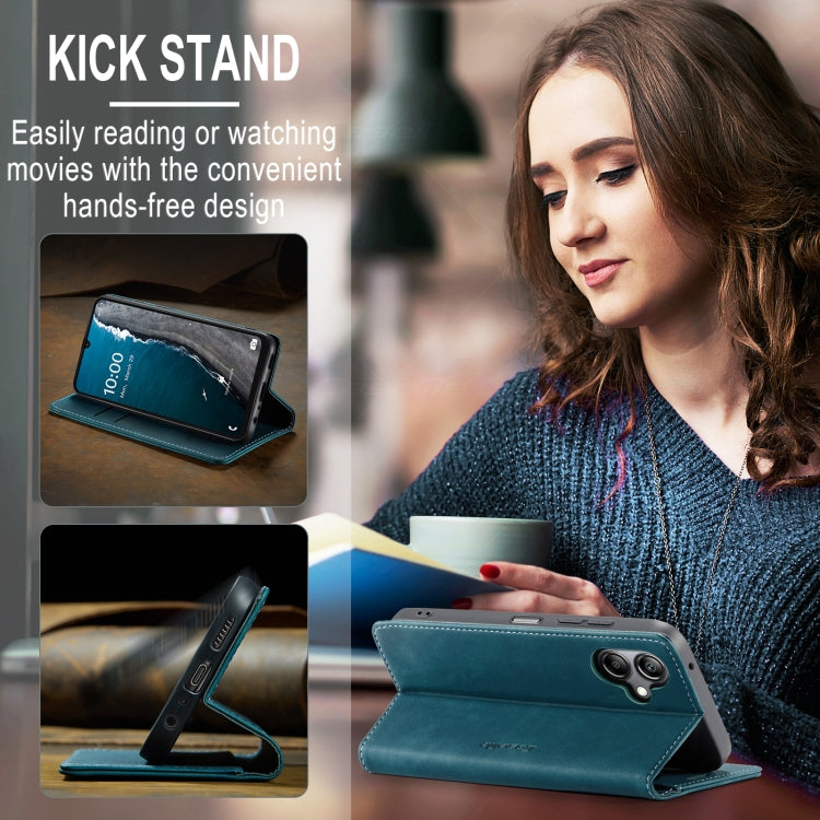 For Samsung Galaxy A07 / A06 CaseMe 013 Multifunctional Horizontal Flip Leather Phone Case(Blue) by CaseMe