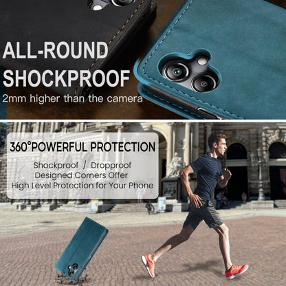 For Samsung Galaxy A07 / A06 CaseMe 013 Multifunctional Horizontal Flip Leather Phone Case(Blue) by CaseMe