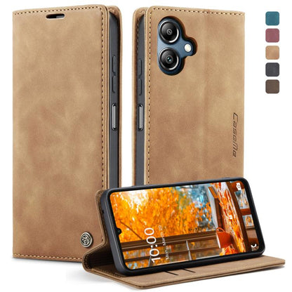For Samsung Galaxy A07 / A06 CaseMe 013 Multifunctional Horizontal Flip Leather Phone Case(Brown) by CaseMe