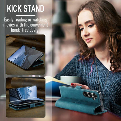 For Samsung Galaxy Z Fold7 CaseMe 013 Multifunctional Horizontal Flip Leather Phone Case(Blue) - Galaxy Z Fold7 5G Cases by CaseMe | Online Shopping UK | buy2fix