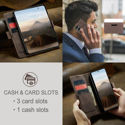 For Samsung Galaxy Z Fold7 CaseMe 013 Multifunctional Horizontal Flip Leather Phone Case(Coffee) - Galaxy Z Fold7 5G Cases by CaseMe | Online Shopping UK | buy2fix