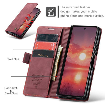 For Samsung Galaxy Z Fold7 CaseMe 013 Multifunctional Horizontal Flip Leather Phone Case(Red) - Galaxy Z Fold7 5G Cases by CaseMe | Online Shopping UK | buy2fix