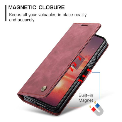 For Samsung Galaxy Z Fold7 CaseMe 013 Multifunctional Horizontal Flip Leather Phone Case(Red) - Galaxy Z Fold7 5G Cases by CaseMe | Online Shopping UK | buy2fix