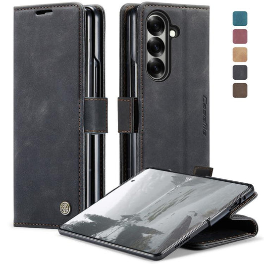 For Samsung Galaxy Z Fold7 CaseMe 013 Multifunctional Horizontal Flip Leather Phone Case(Black) - Galaxy Z Fold7 5G Cases by CaseMe | Online Shopping UK | buy2fix