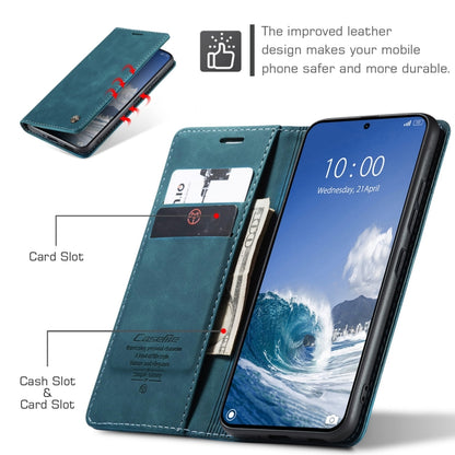 For Xiaomi 14T CaseMe 013 Multifunctional Horizontal Flip Leather Phone Case(Blue) by CaseMe