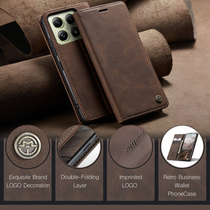 For Xiaomi 14T CaseMe 013 Multifunctional Horizontal Flip Leather Phone Case(Coffee) by CaseMe