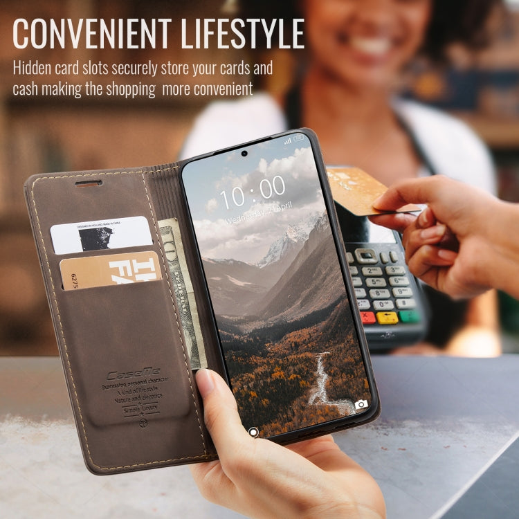 For Xiaomi 14T CaseMe 013 Multifunctional Horizontal Flip Leather Phone Case(Coffee) by CaseMe